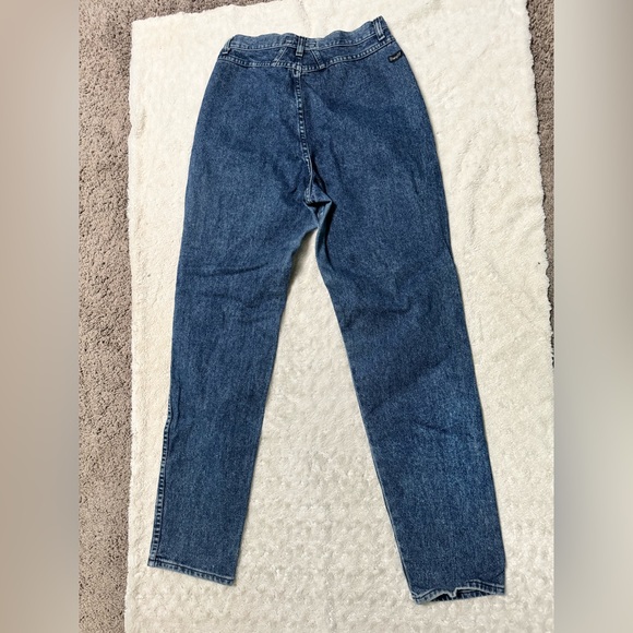 Vintage SILVERLAKE WRANGLERS High Rise Blue mom Jeans - Picture 2 of 14
